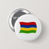 Schaltfläche "Mauritius" Button (Vorne & Hinten)