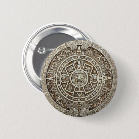 Schaltfläche Mayan Calendar Button (Vorne & Hinten)