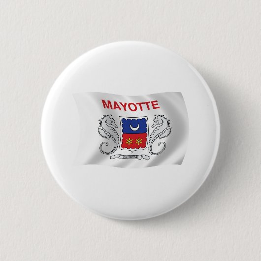 Schaltfläche "Mayotte Flag" Button (Vorderseite)