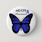 Schaltfläche "ME/CFS Awareness Butterfly" Button (Vorderseite)