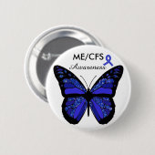 Schaltfläche "ME/CFS Awareness Butterfly" Button (Vorne & Hinten)