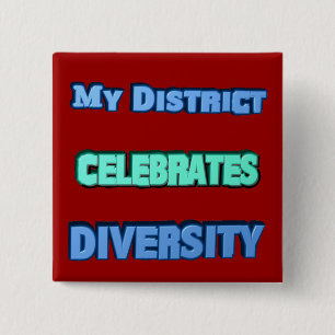 Schaltfläche "Mein District Celebrates Diversity" Button