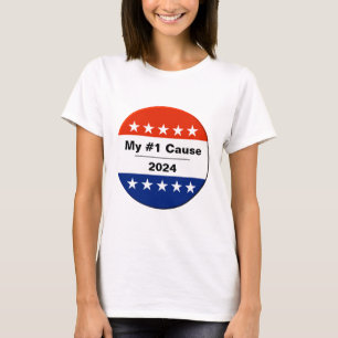 Schaltfläche "Mein Wahlproblem 2024" T-Shirt