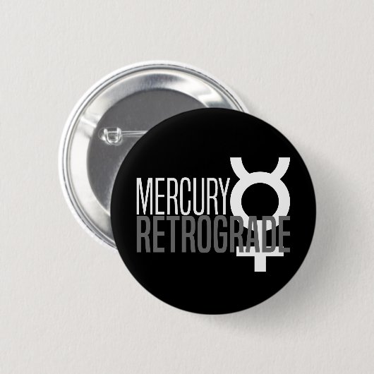 Schaltfläche "Mercury Retrograde" Button (Vorne & Hinten)