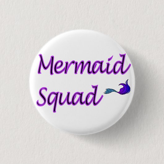 Schaltfläche "Mermaid Squad" Button (Vorderseite)