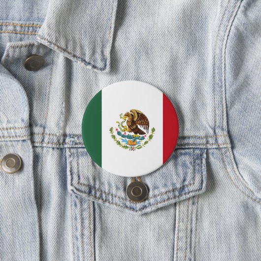 Schaltfläche "Mexico Flag Design"-Button Button (Beispiel)