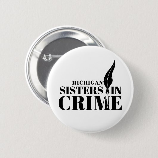 Schaltfläche "Michigan Sistes in Crime" Button (Vorne & Hinten)