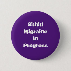 Schaltfläche "Migräne in Progress" Button