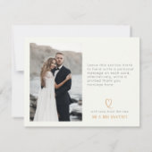 Schaltfläche "Minimalistische Blume" Vielen Dank K Dankeskarte (Rückseite)