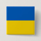 Schaltfläche mit der Flagge der Ukraine Button (Vorderseite)