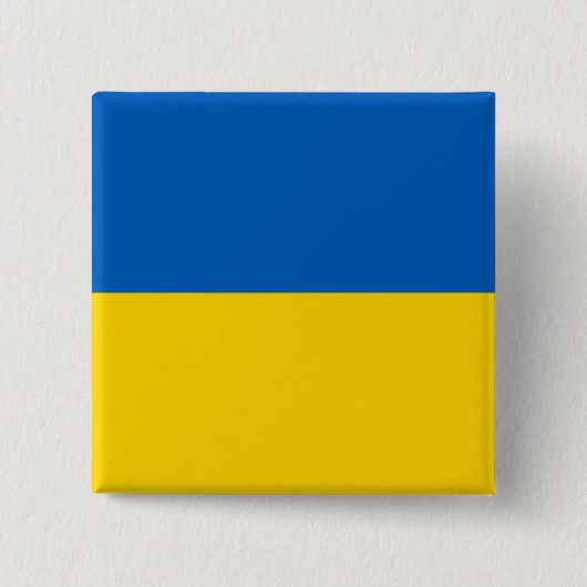 Schaltfläche mit der Flagge der Ukraine Button (Vorderseite)