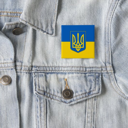 Schaltfläche mit der Flagge der Ukraine Button (Beispiel)