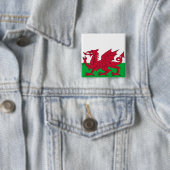 Schaltfläche mit der Flagge der Wales Button (Beispiel)