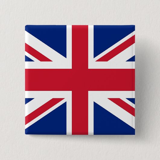 Schaltfläche mit der Flagge des Vereinigten Königr Button (Vorderseite)