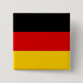 Schaltfläche mit der Flagge Deutschlands Button (Vorderseite)