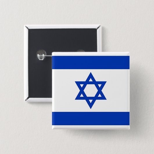 Schaltfläche mit der Flagge Israels Button (Vorne & Hinten)