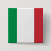 Schaltfläche mit der Flagge Italiens Button (Vorderseite)