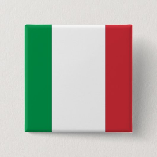 Schaltfläche mit der Flagge Italiens Button (Vorderseite)