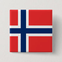 Schaltfläche mit der Flagge Norwegens
