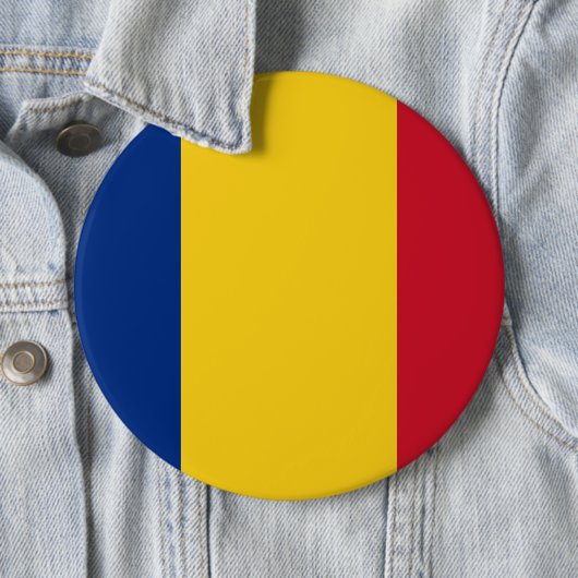 Schaltfläche mit der Flagge Rumäniens Button (Beispiel)