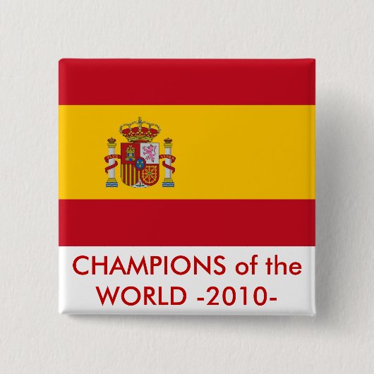 Schaltfläche mit der Flagge Spaniens Button (Vorderseite)