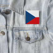 Schaltfläche mit der Flagge Tschechiens Button (Beispiel)