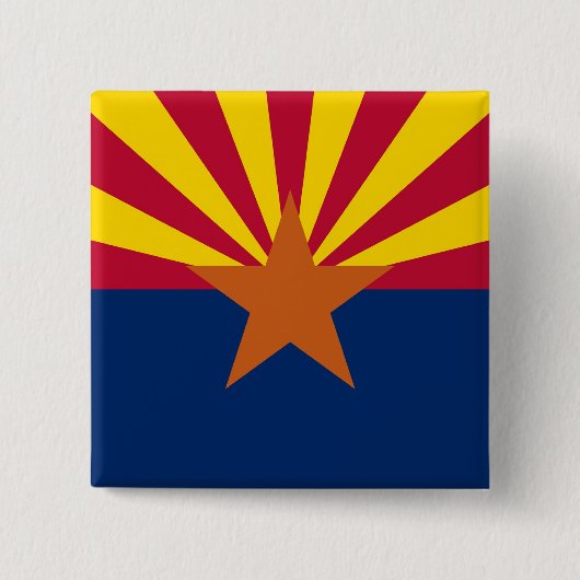 Schaltfläche mit der Flagge von Arizona Button (Vorderseite)