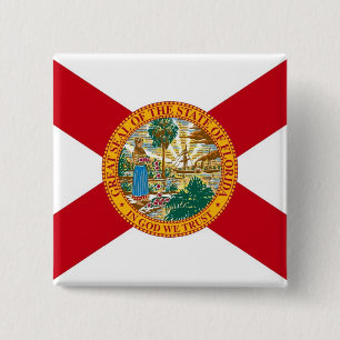 Schaltfläche mit der Flagge von Florida Button