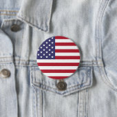 Schaltfläche mit der US-Flagge für weiß und blau Button (Beispiel)
