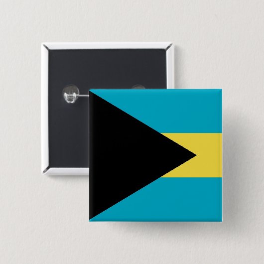 Schaltfläche mit Flagge der Bahamas Button (Vorne & Hinten)