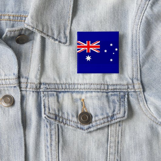 Schaltfläche mit Flagge in Australien Button (Beispiel)