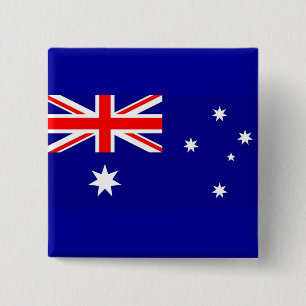 Schaltfläche mit Flagge in Australien Button
