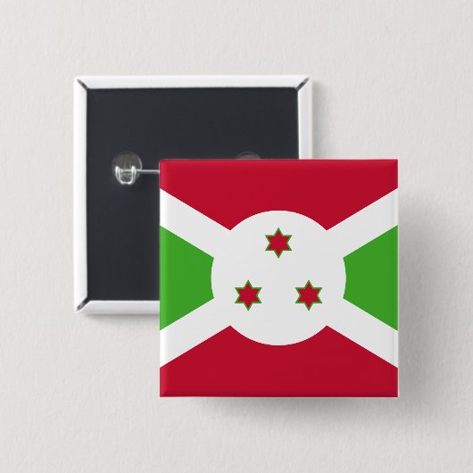 Schaltfläche mit Flagge in Burundi Button (Vorne & Hinten)