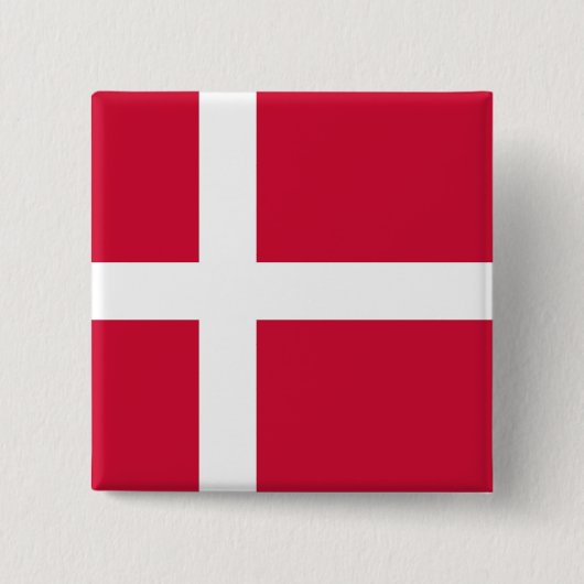 Schaltfläche mit Flagge in Dänemark Button (Vorderseite)