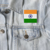 Schaltfläche mit Flagge in Indien Button (Beispiel)