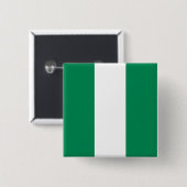 Schaltfläche mit Flagge Nigerias Button (Vorne & Hinten)