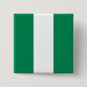 Schaltfläche mit Flagge Nigerias Button (Vorderseite)