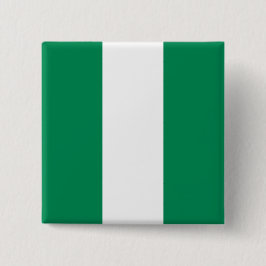 Schaltfläche mit Flagge Nigerias Button
