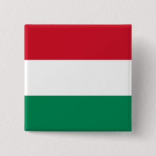 Schaltfläche mit Flagge Ungarns Button (Vorderseite)