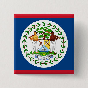 Schaltfläche mit Flagge von Belize Button