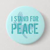 Schaltfläche mit Friedensmeldung Button (Vorderseite)