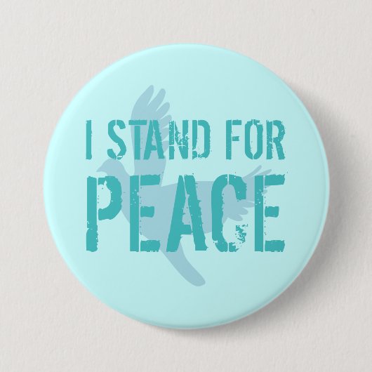 Schaltfläche mit Friedensmeldung Button (Vorderseite)