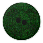 Schaltfläche mit grüner Textur Keramikknauf (Vorderseite)
