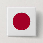 Schaltfläche mit japanischer Flagge Button (Vorderseite)