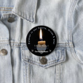 Schaltfläche mit Lit Candle als Memorial HAMbyWG Button (Beispiel)