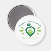 Schaltfläche mit Text Magnet (Vorderseite/Rückseite)