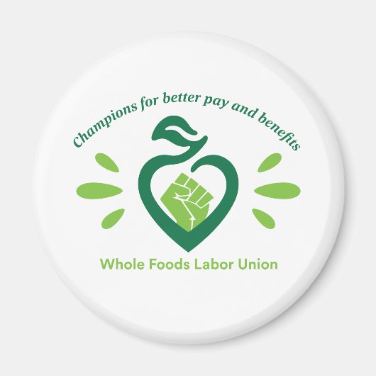 Schaltfläche mit Text Magnet (Vorne)