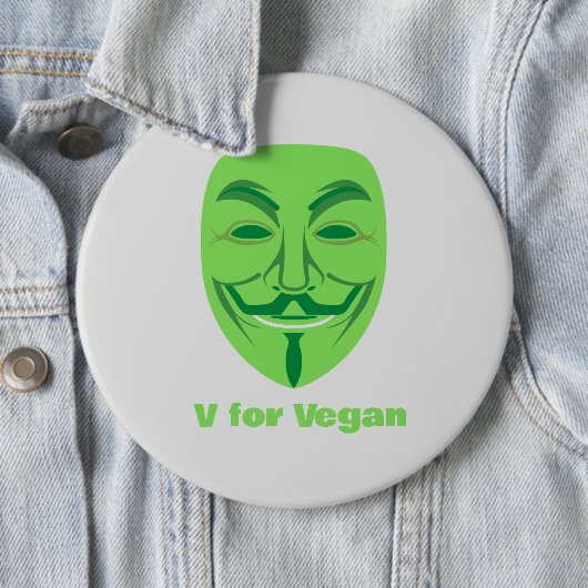 Schaltfläche mit veganem Designbild. Button (Beispiel)