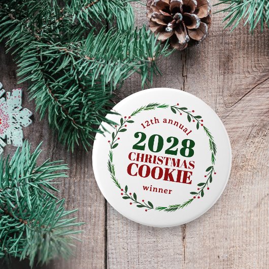 Schaltfläche "Modern Annual Holiday Contest Winner Button