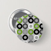 Schaltfläche "Moderne grüne, schwarze und weiße Pu Button (Vorne & Hinten)